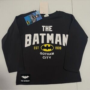 Zara Kids Batman Long Sleeve Tee - Black and White